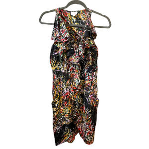 Summer Mini Cocktail Dress Silk Formal Dress Size XS